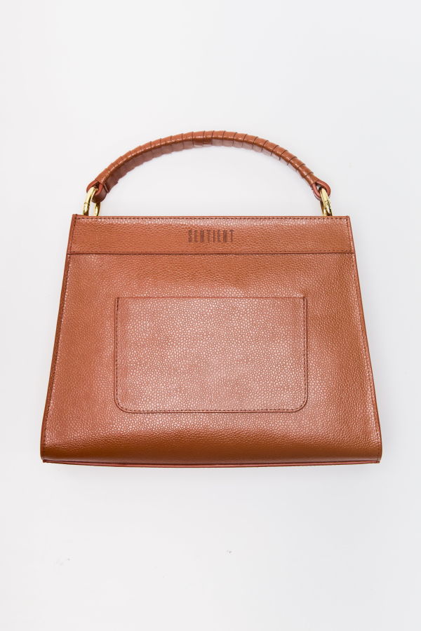 Sentient Panthera Tote - Saddle Brown