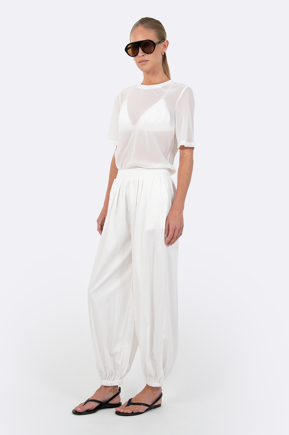 Parentezi Bella Pants - White