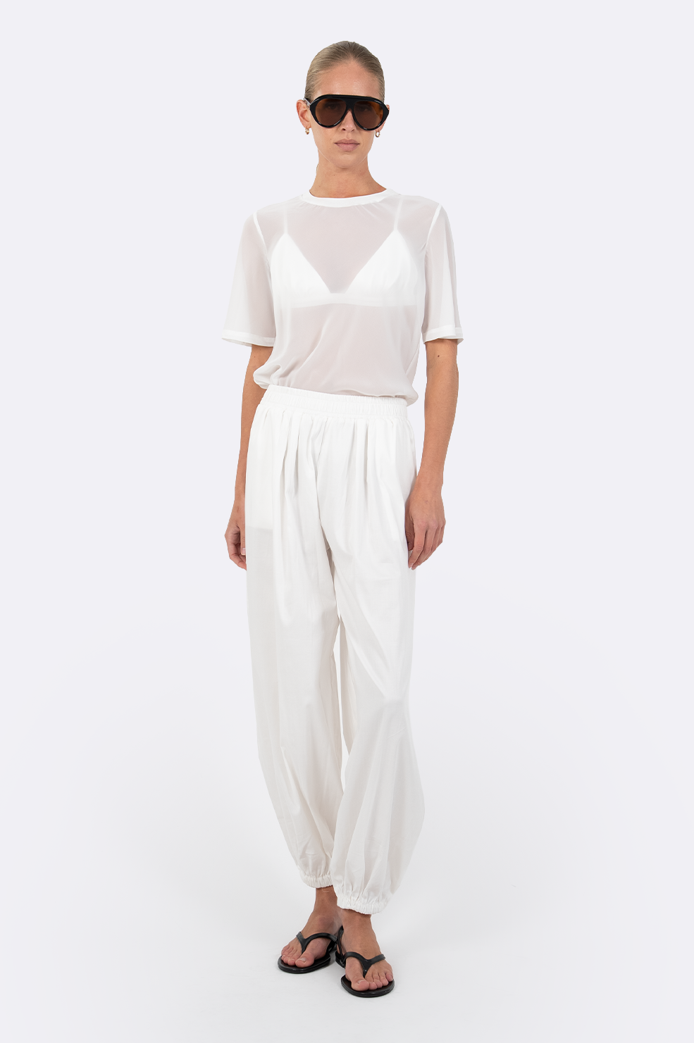 Parentezi Bella Pants - White
