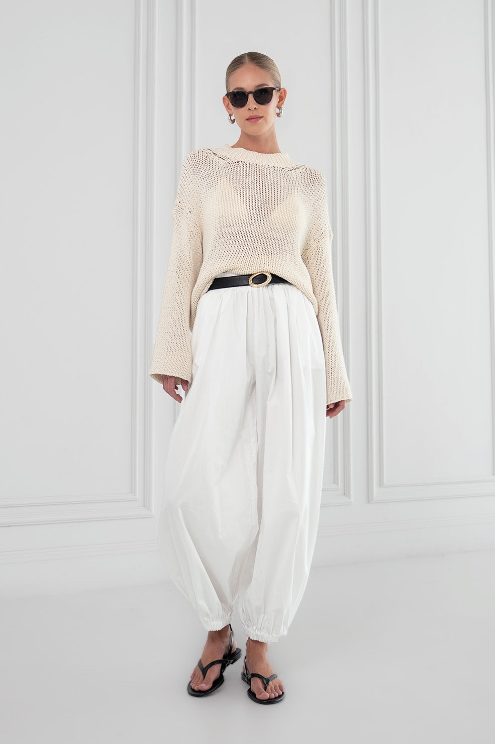 Parentezi Bella Pants - White