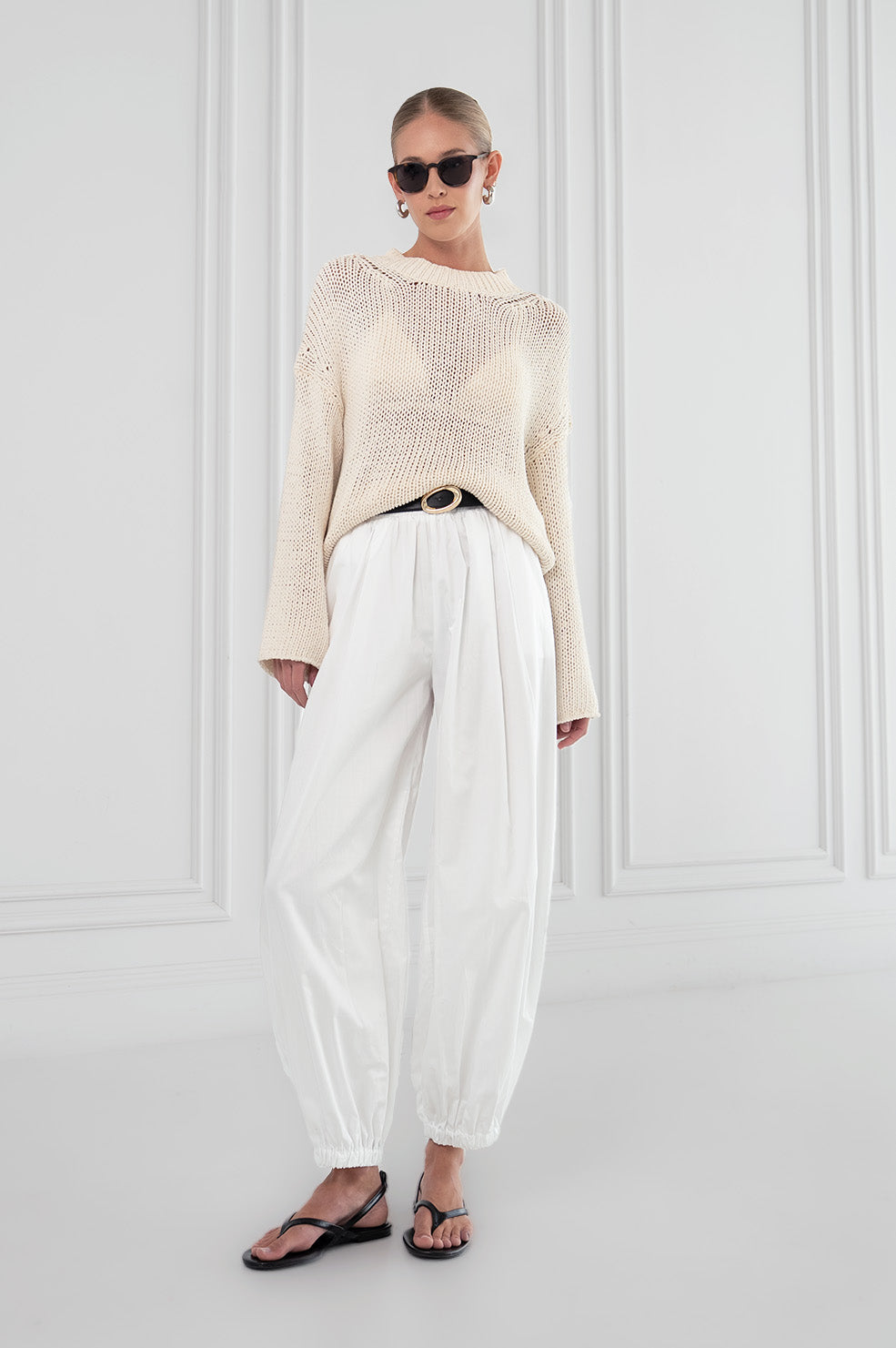 Parentezi Bella Pants - White