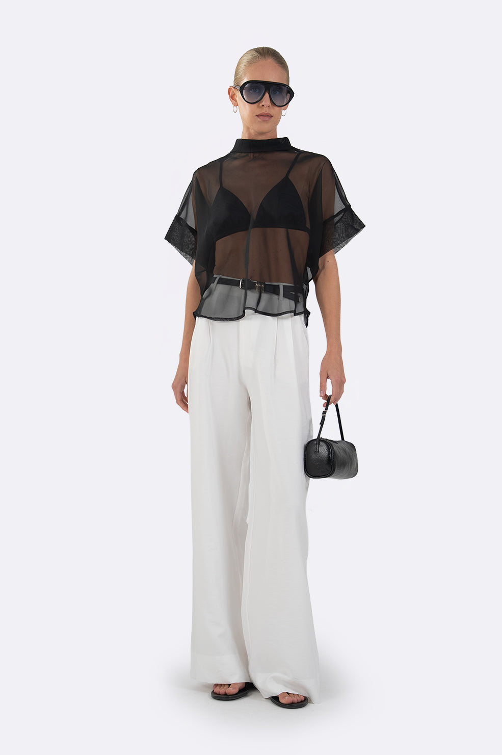Parentezi Scarlett Sheer Top - Black