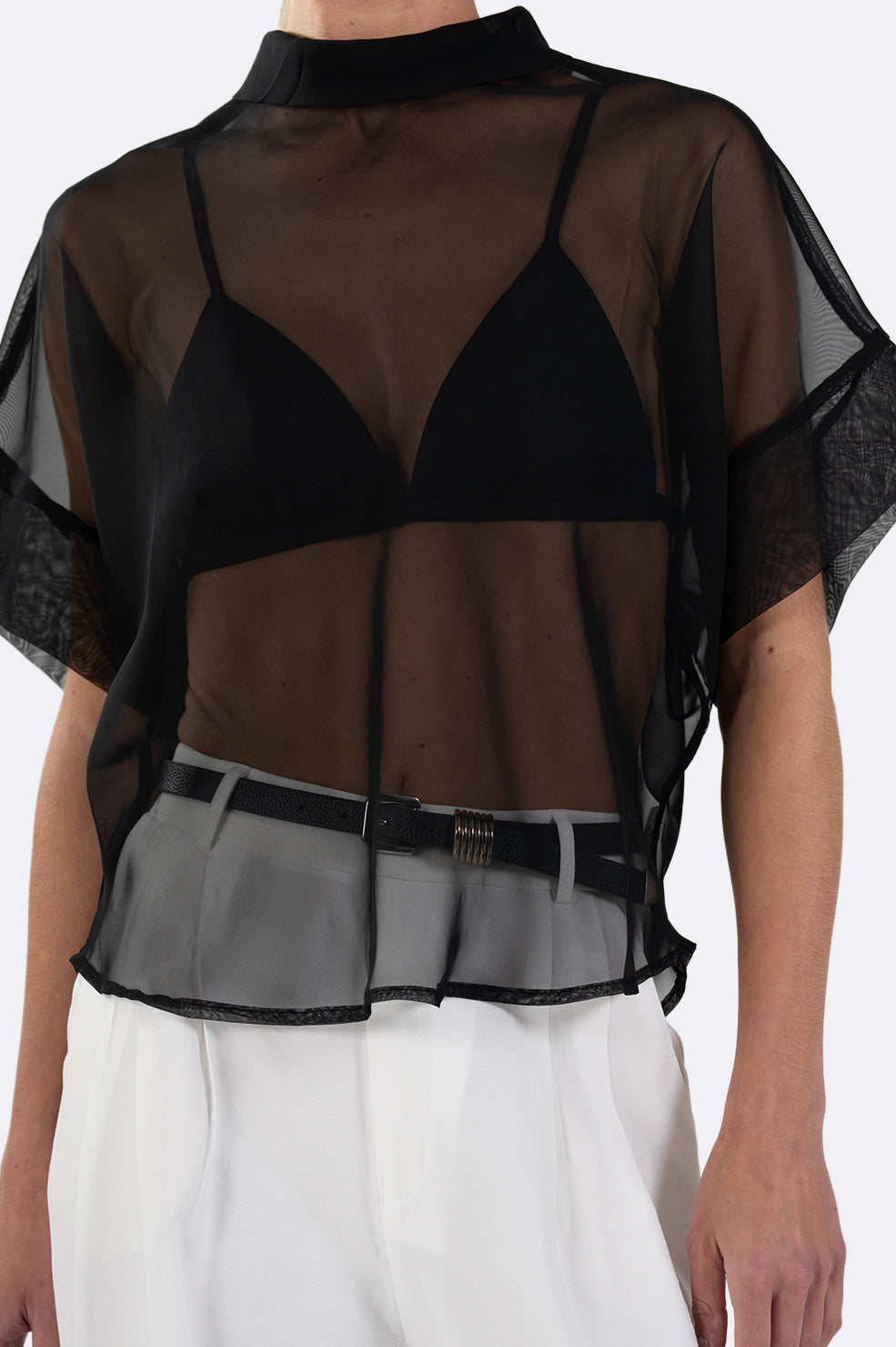 Parentezi Scarlett Sheer Top - Black