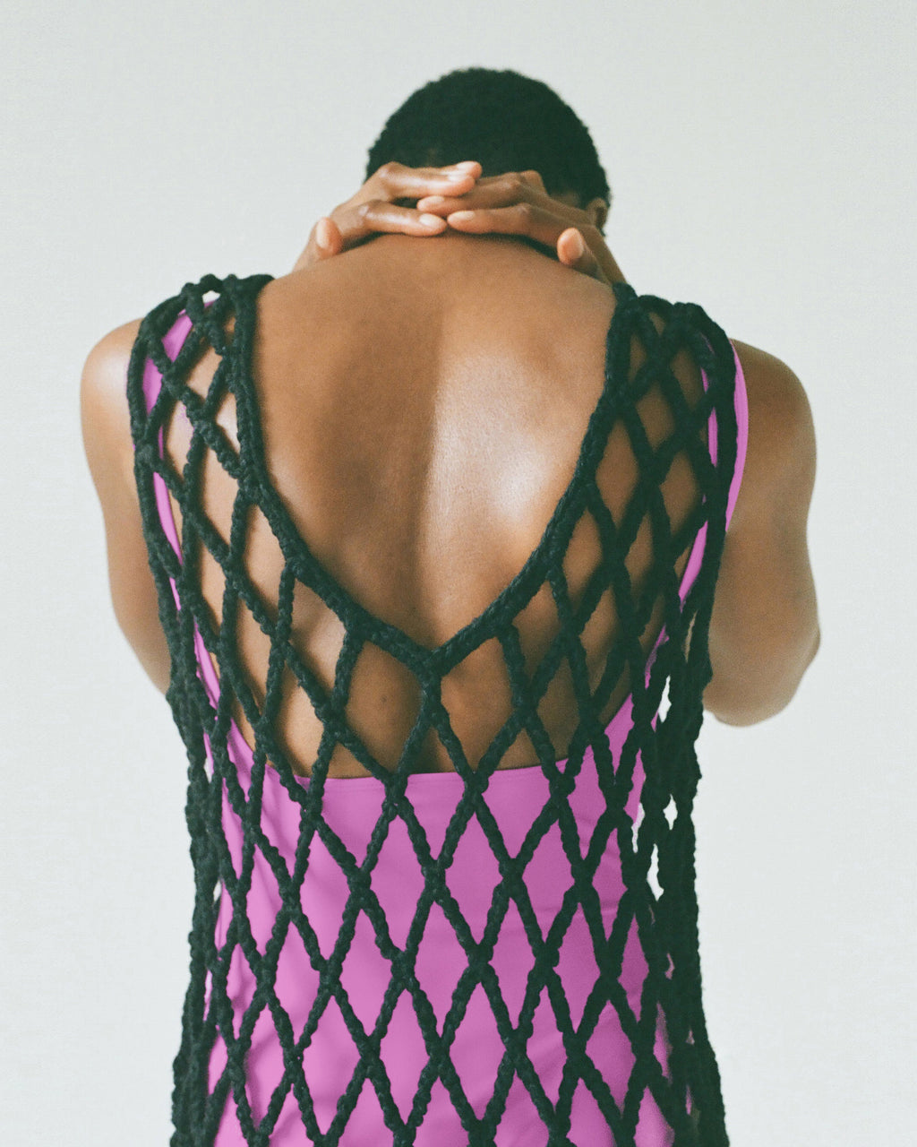 Pari Desai Almora Crochet Dress - Black
