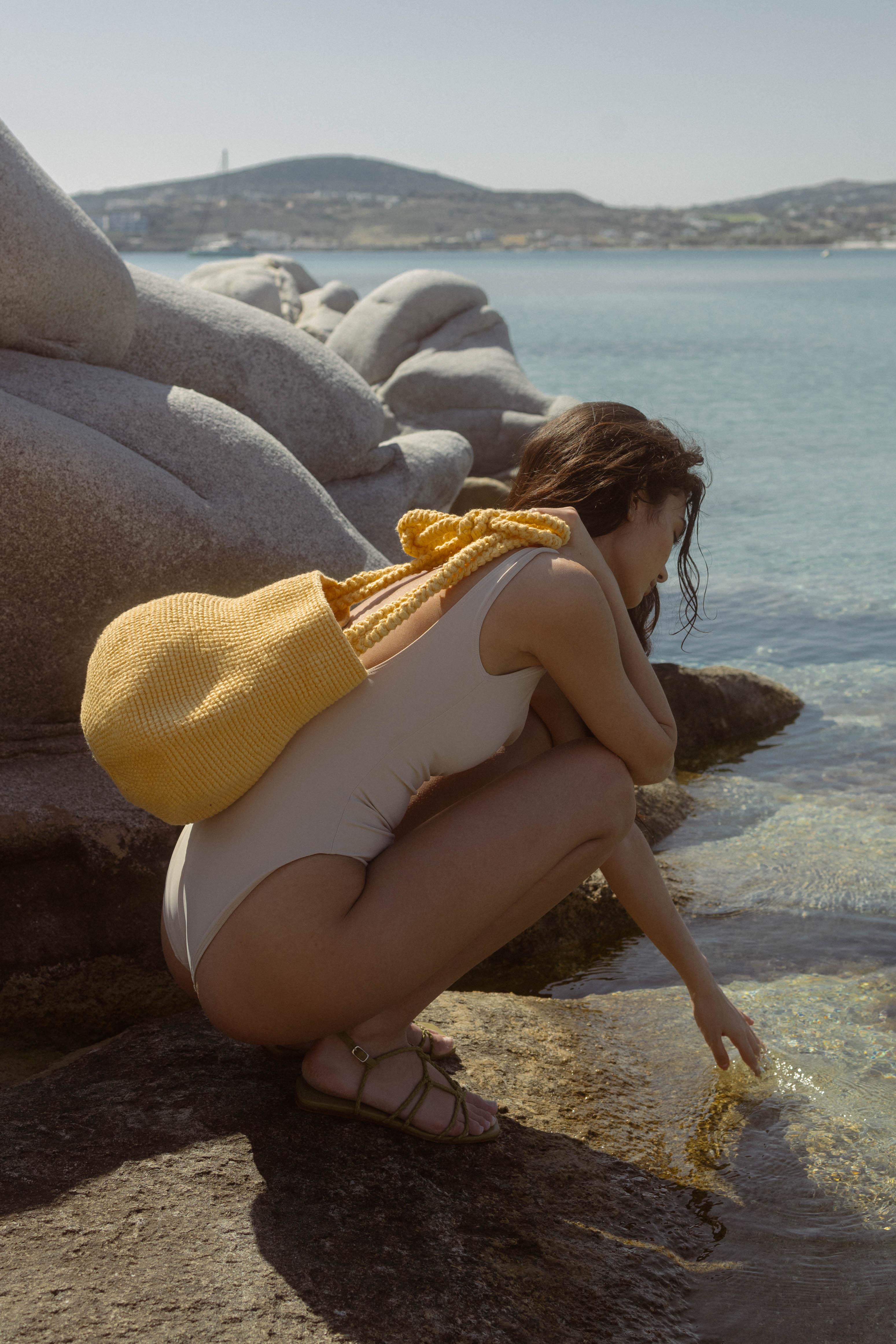 Pari Desai Amphora Bag - Butter