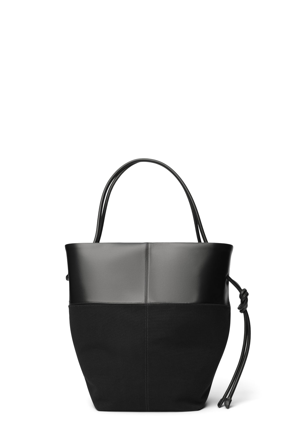 Pari Desai Calla Tote Black Leather/Black Canvas
