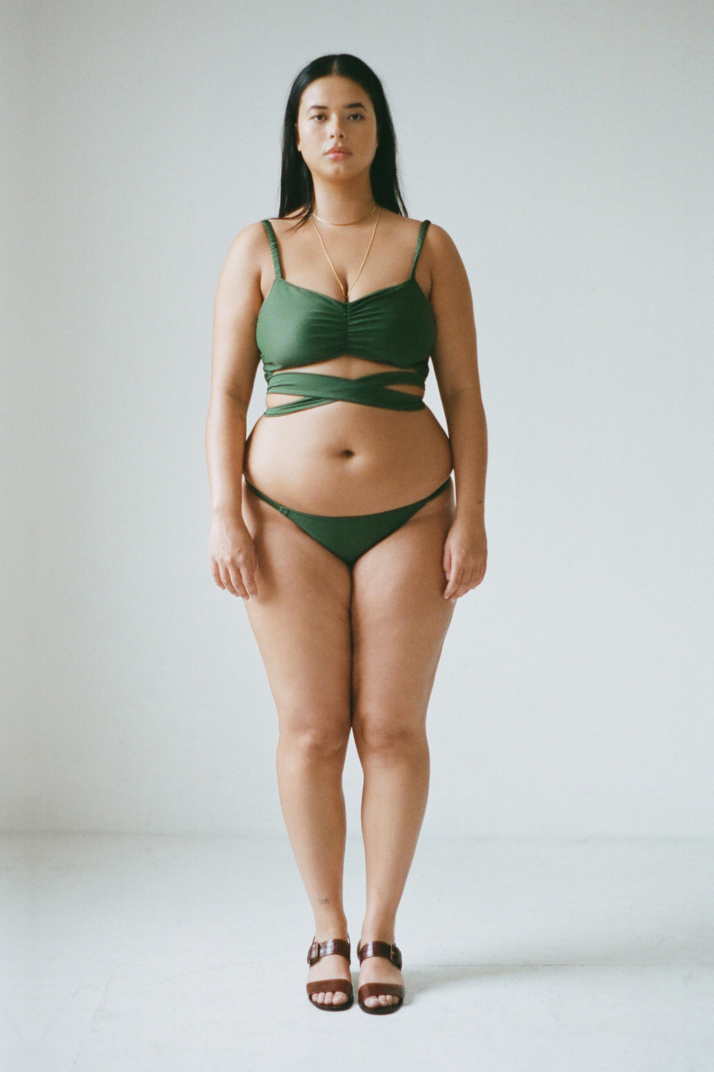 Pari Desai Sarita Swimsuit Palm