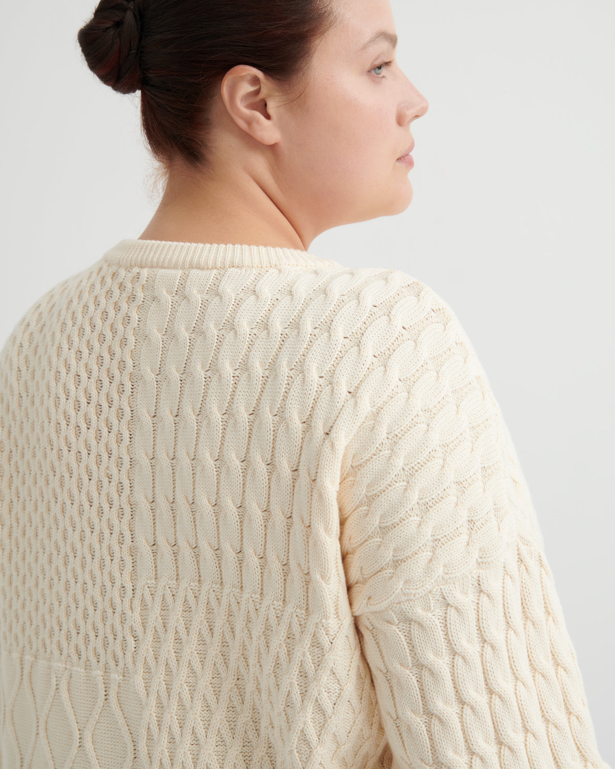 Kowtow Patchwork Jumper - Chalk