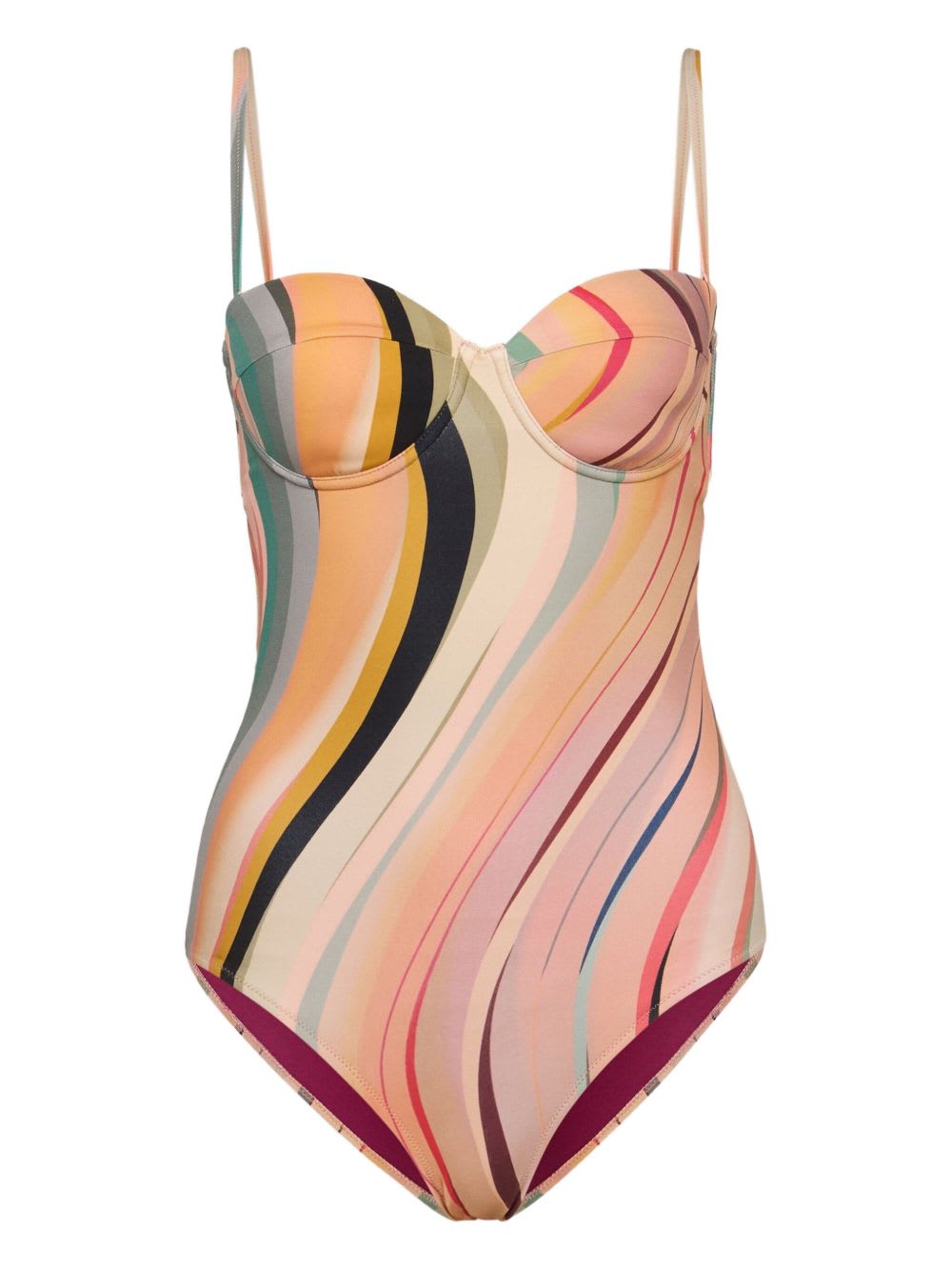 PAUL SMITH Swirl Swimsuit - MultiColour