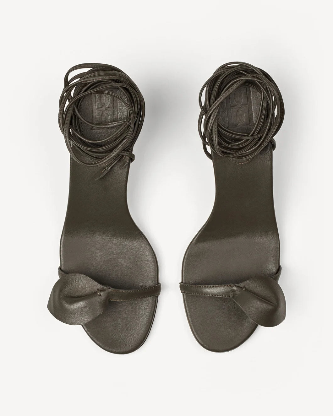 By Malene Birger Paulin Leather Sandals - Green