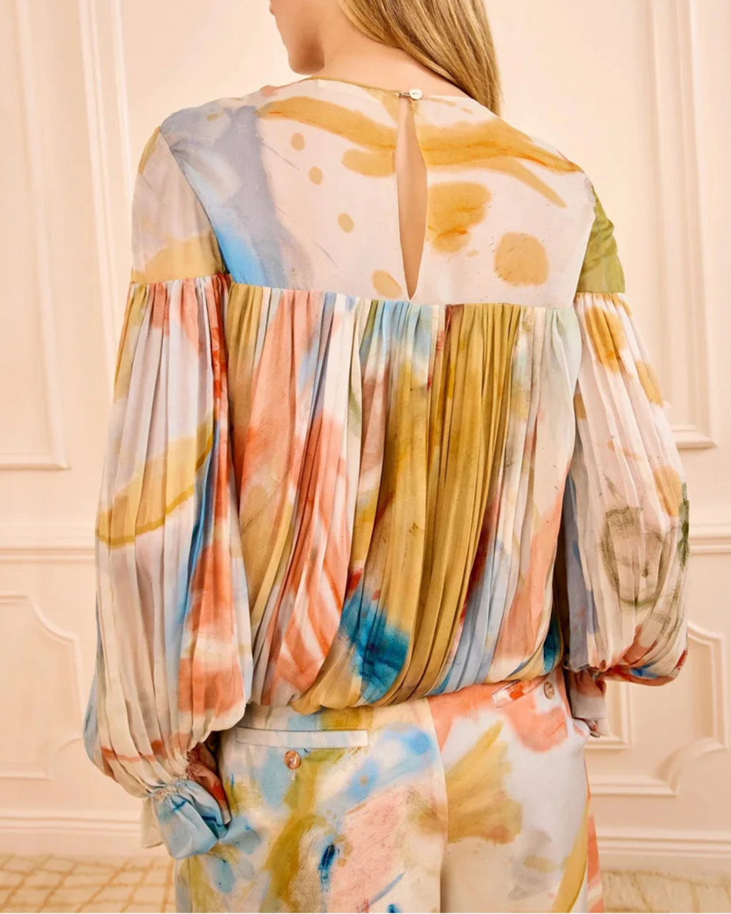 Ulla Johnson Pearl Silk Blouse - Multi