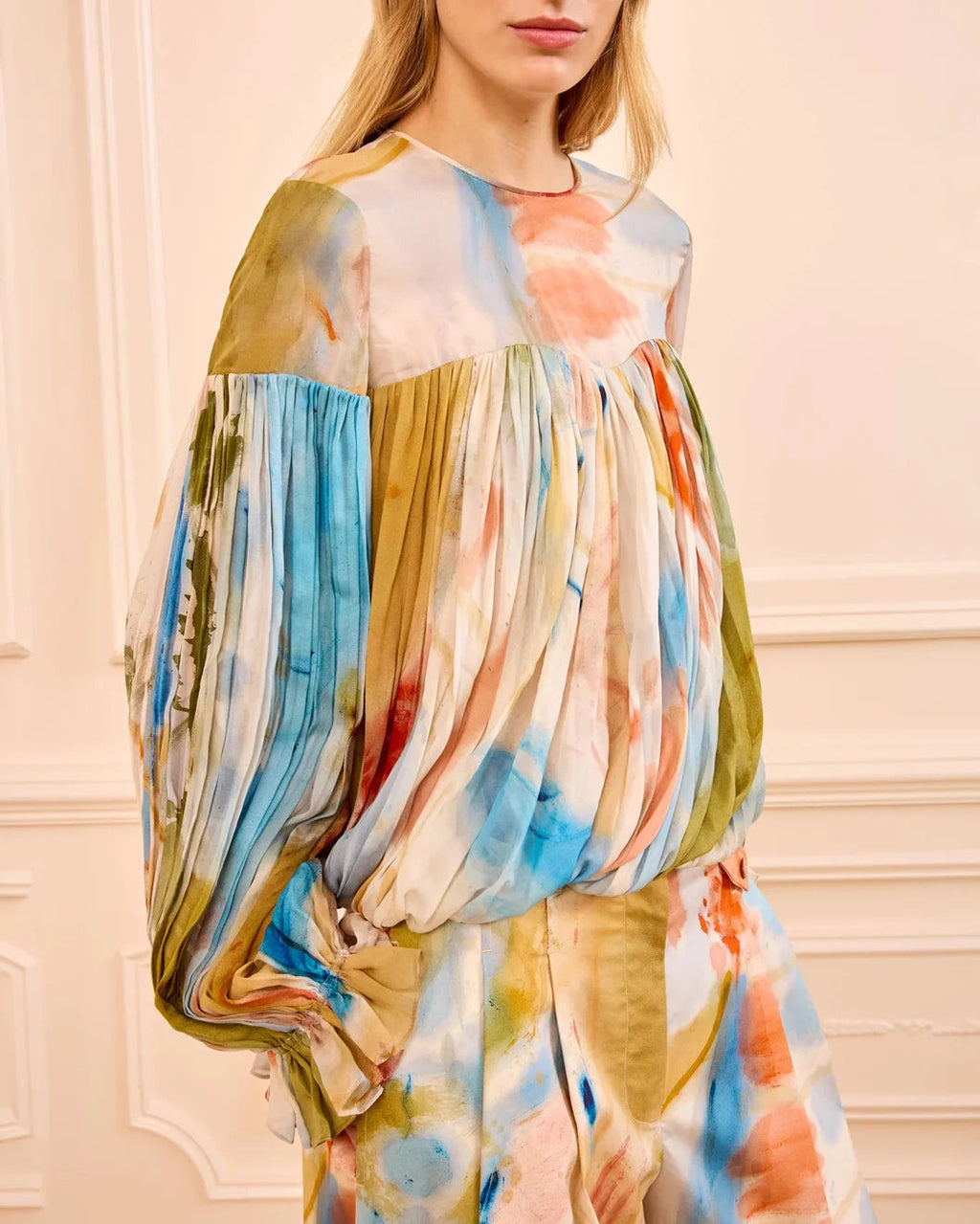 Ulla Johnson Pearl Silk Blouse - Multi