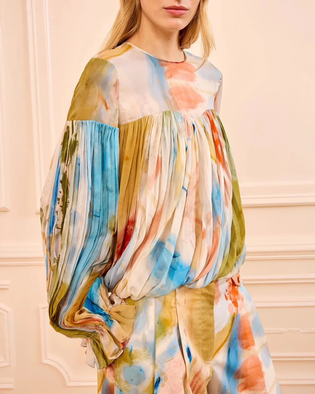 Ulla Johnson Pearl Silk Blouse - Multi