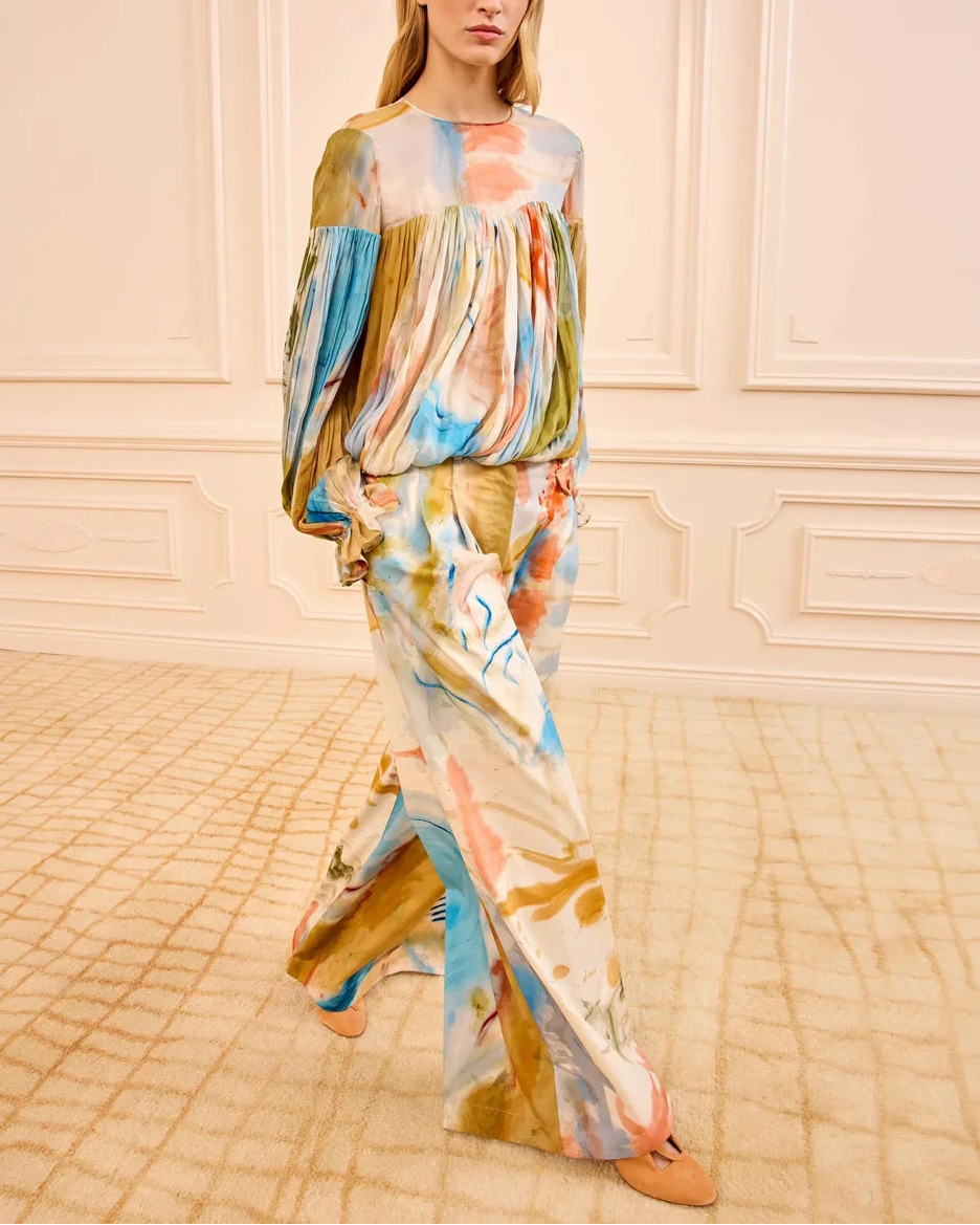 Ulla Johnson Pearl Silk Blouse - Multi