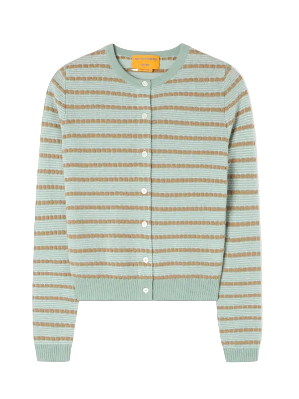 Guest in Residence Pebble Stripe Jane Cardigan