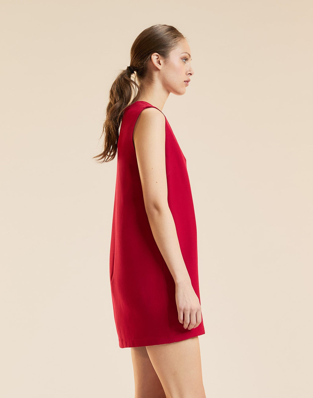 Cynthia Rowley Penelope Shift Dress - Red
