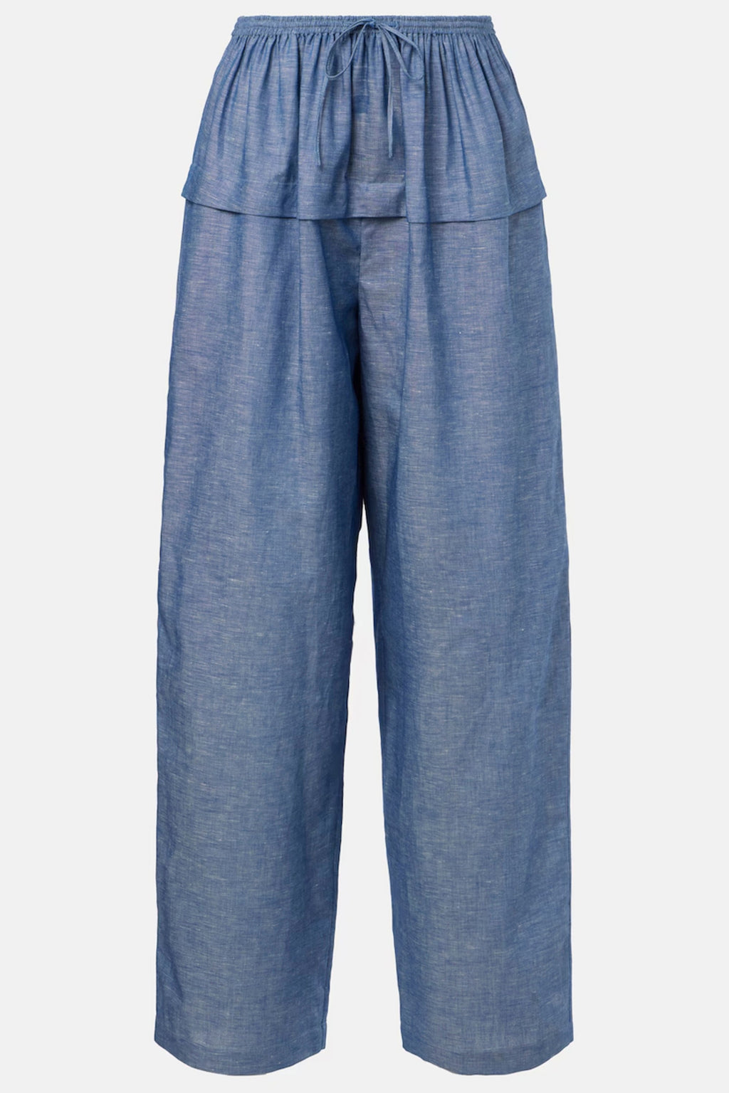 Alaia Peplum Pants - Bleu Jeans