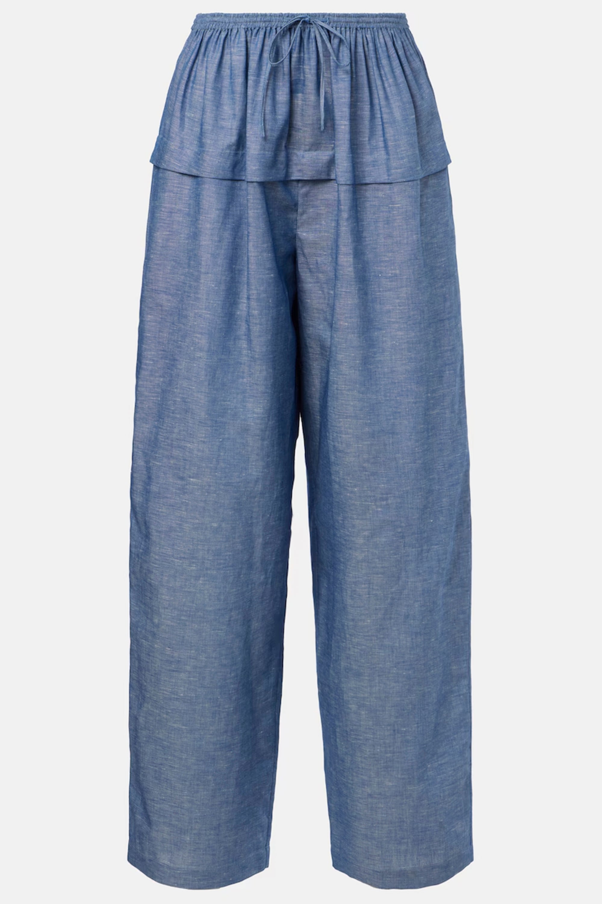 Alaia Peplum Pants - Bleu Jeans