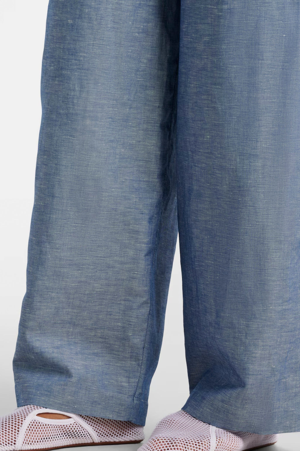 Alaia Peplum Pants - Bleu Jeans