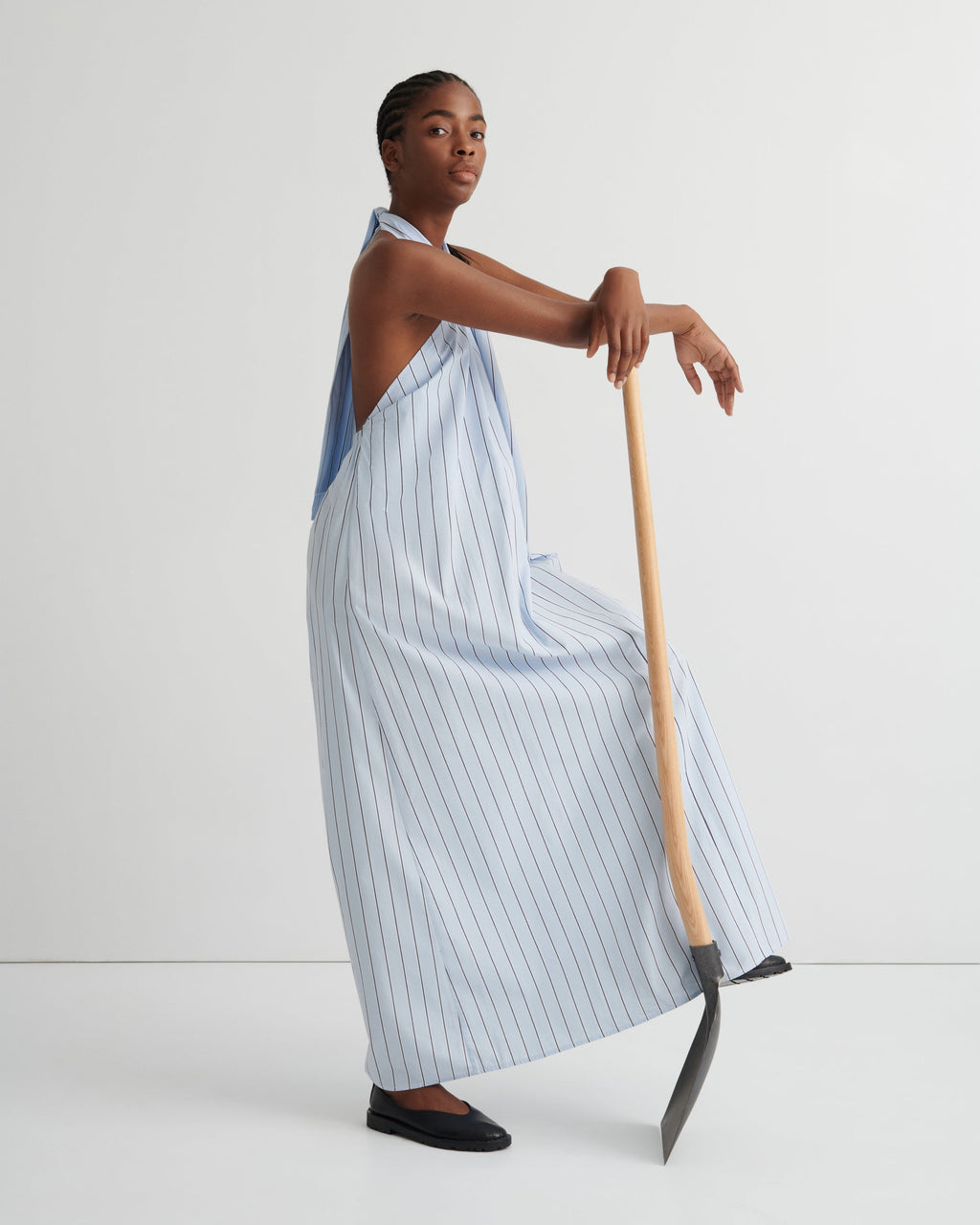 Kowtow Perception Dress - Cloud Stripe