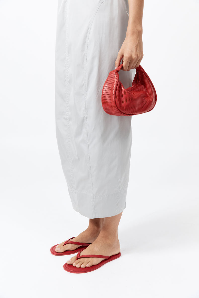 St. Agni Perforated Mini Bon Bon Bag - Rosso