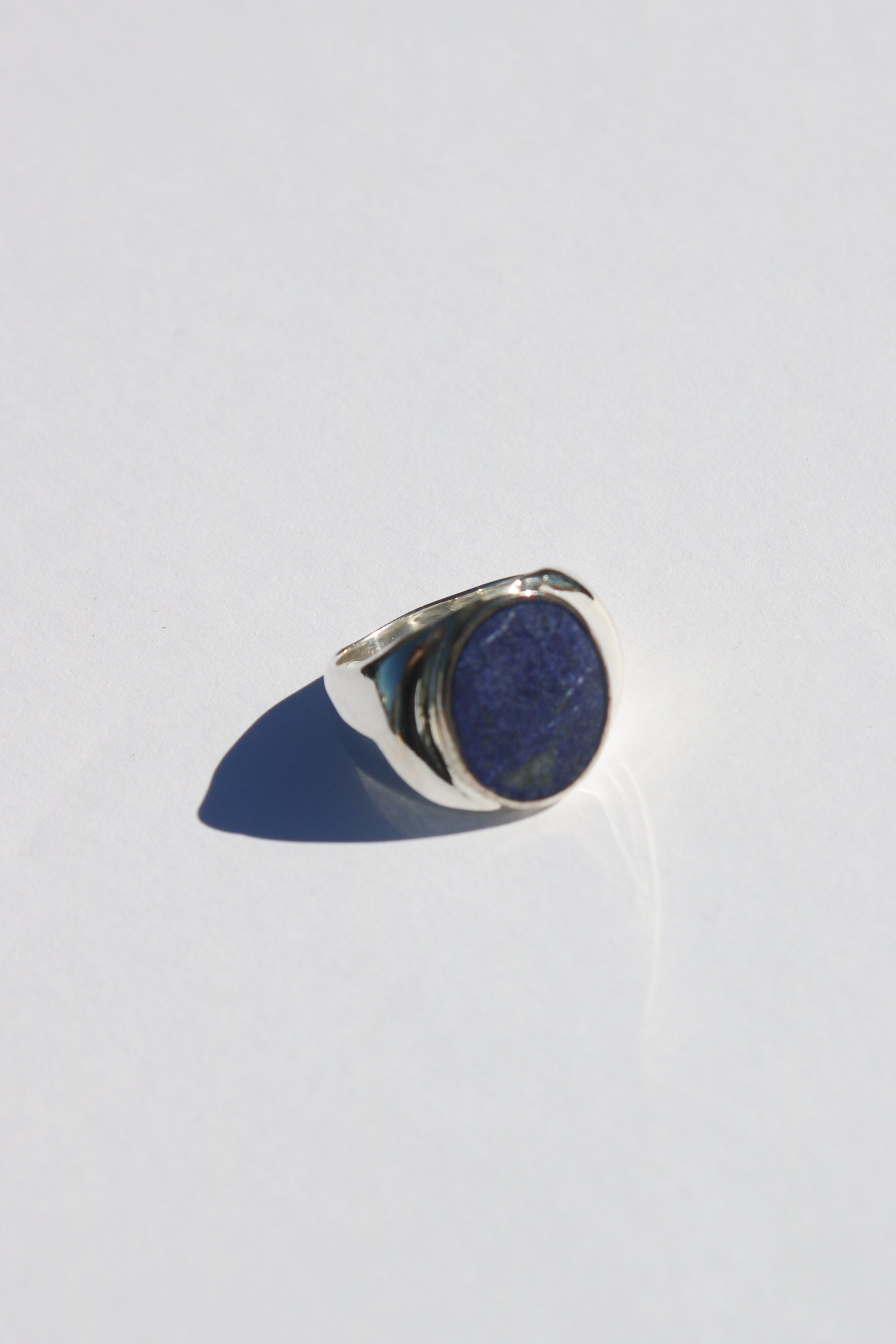 Odissea NY Perlmutte Lapiz Lazuli Ring - Silver