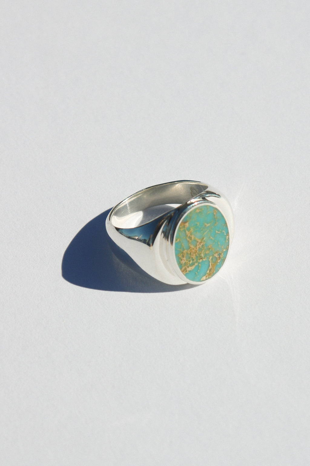 Odissea NY Perlmutte Ring - Silver/Turquoise