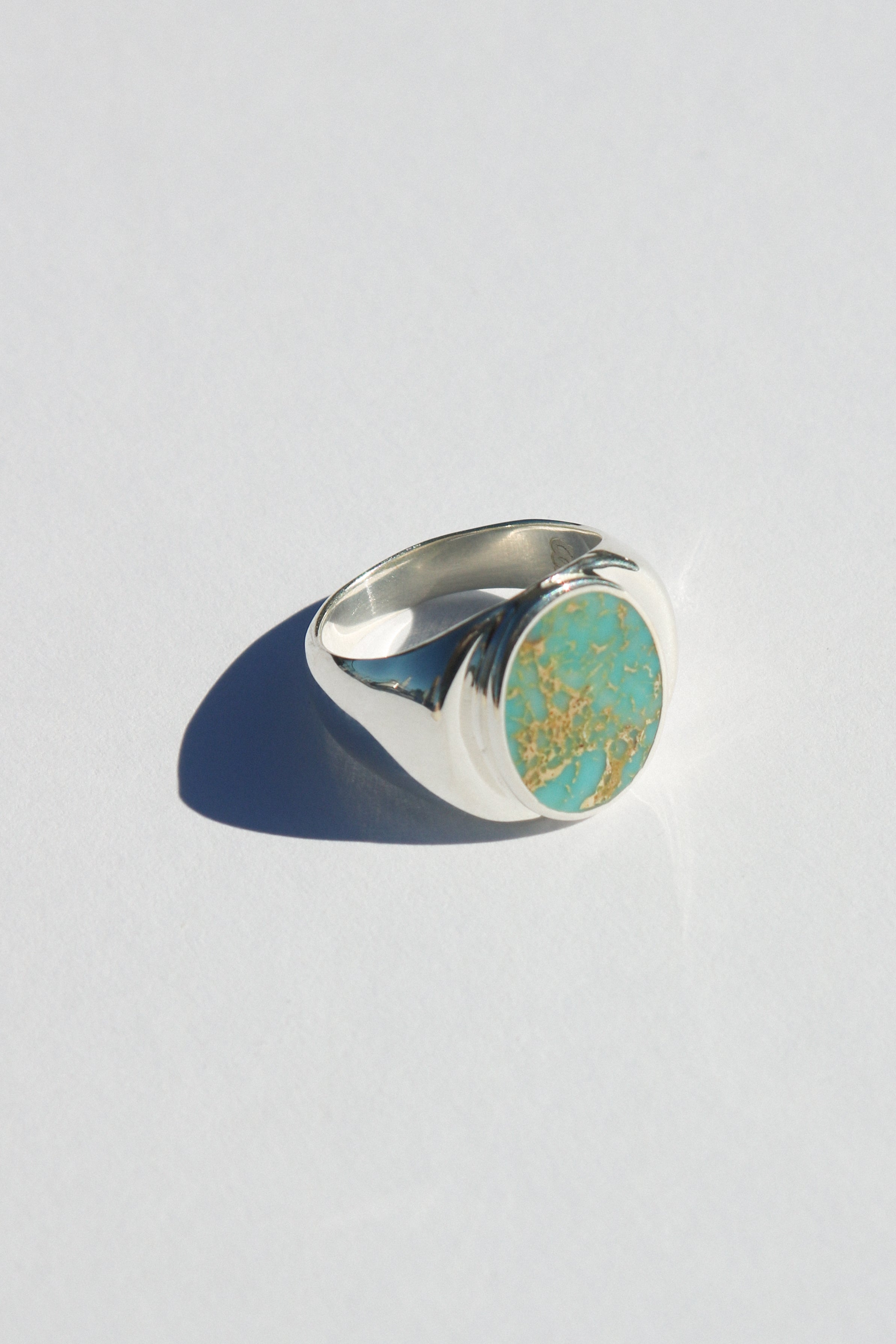 Odissea NY Perlmutte Ring - Silver/Turquoise