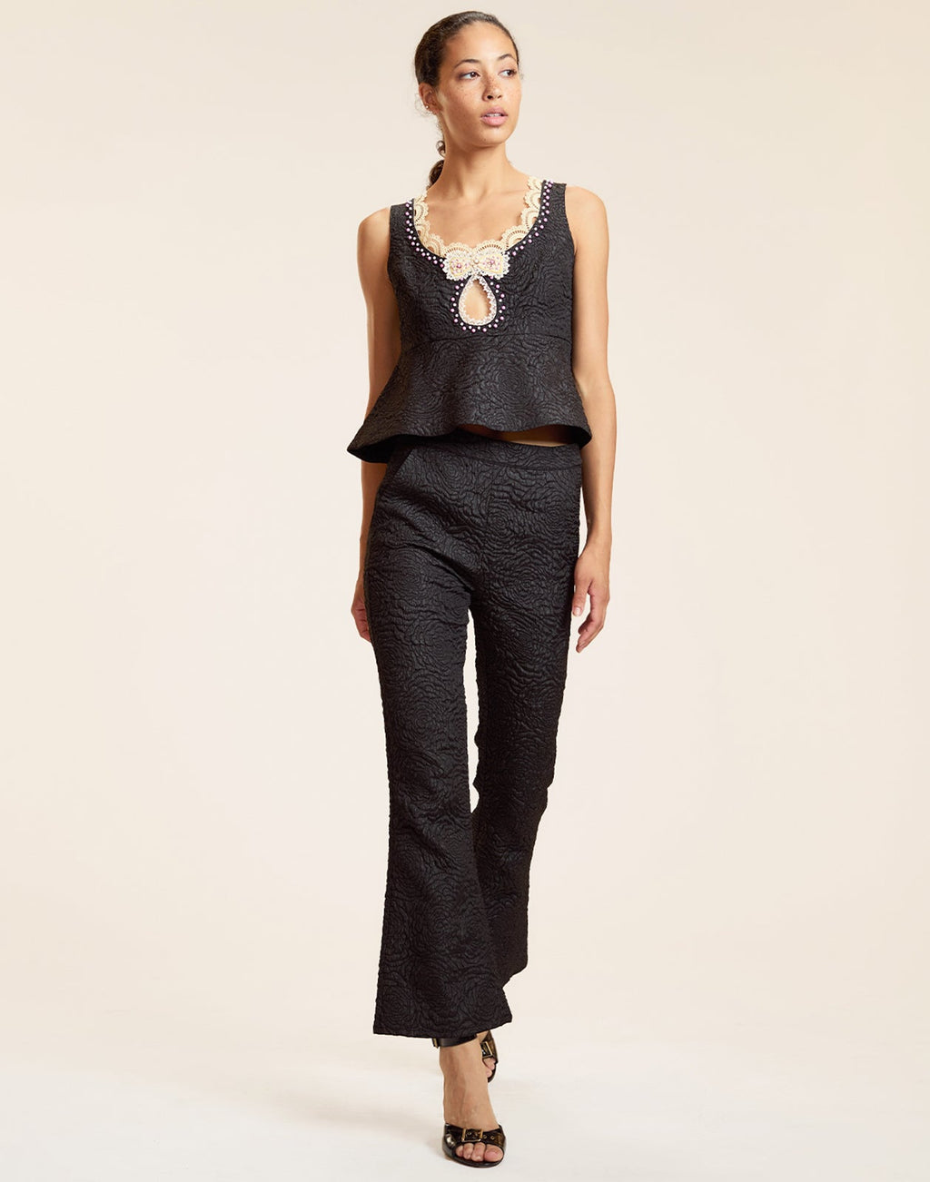 Cynthia Rowley Petit Four Pants - Black