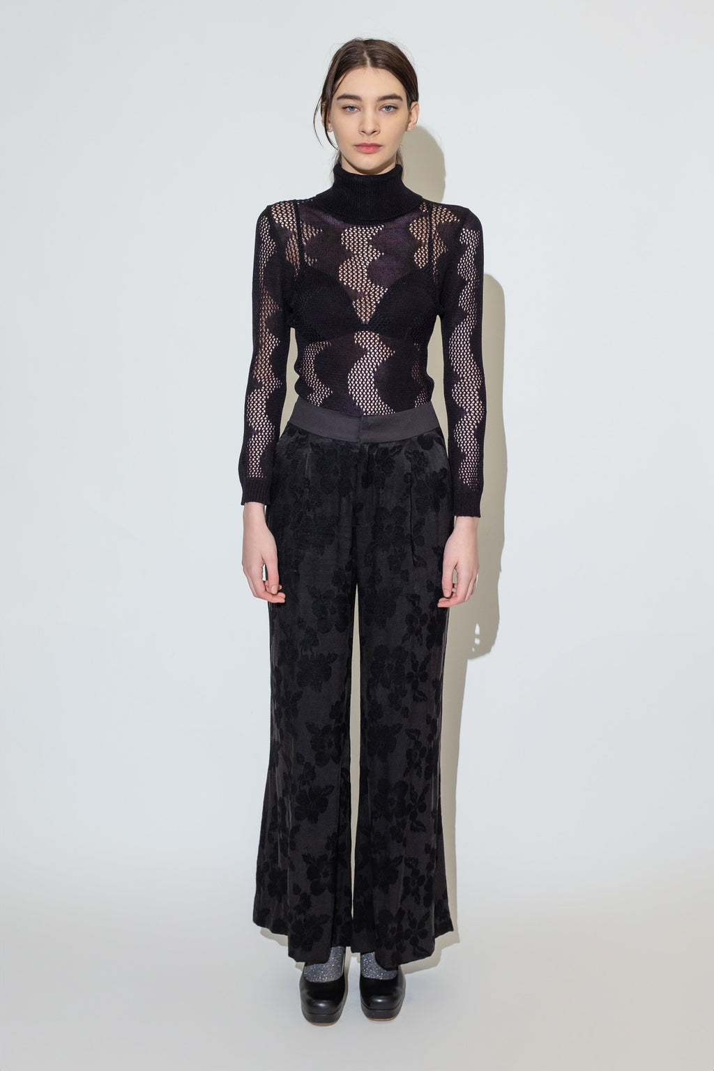 Untitled in Motion Petra Pant - Black Floral