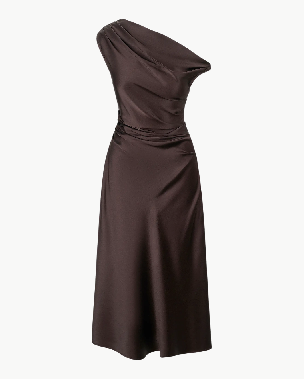 Staud Phare Silk Dress - Earth