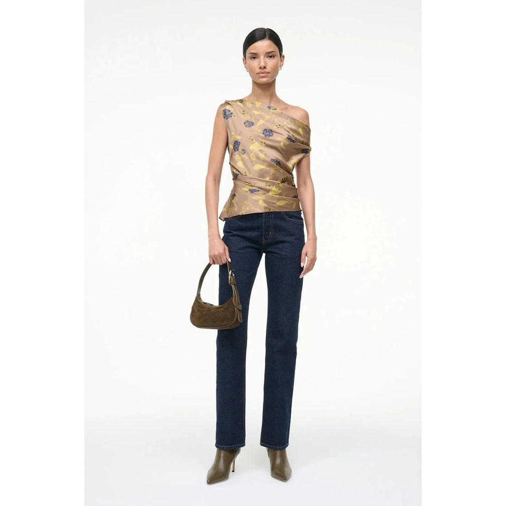 Staud Phare Silk Top - Vintage Floral