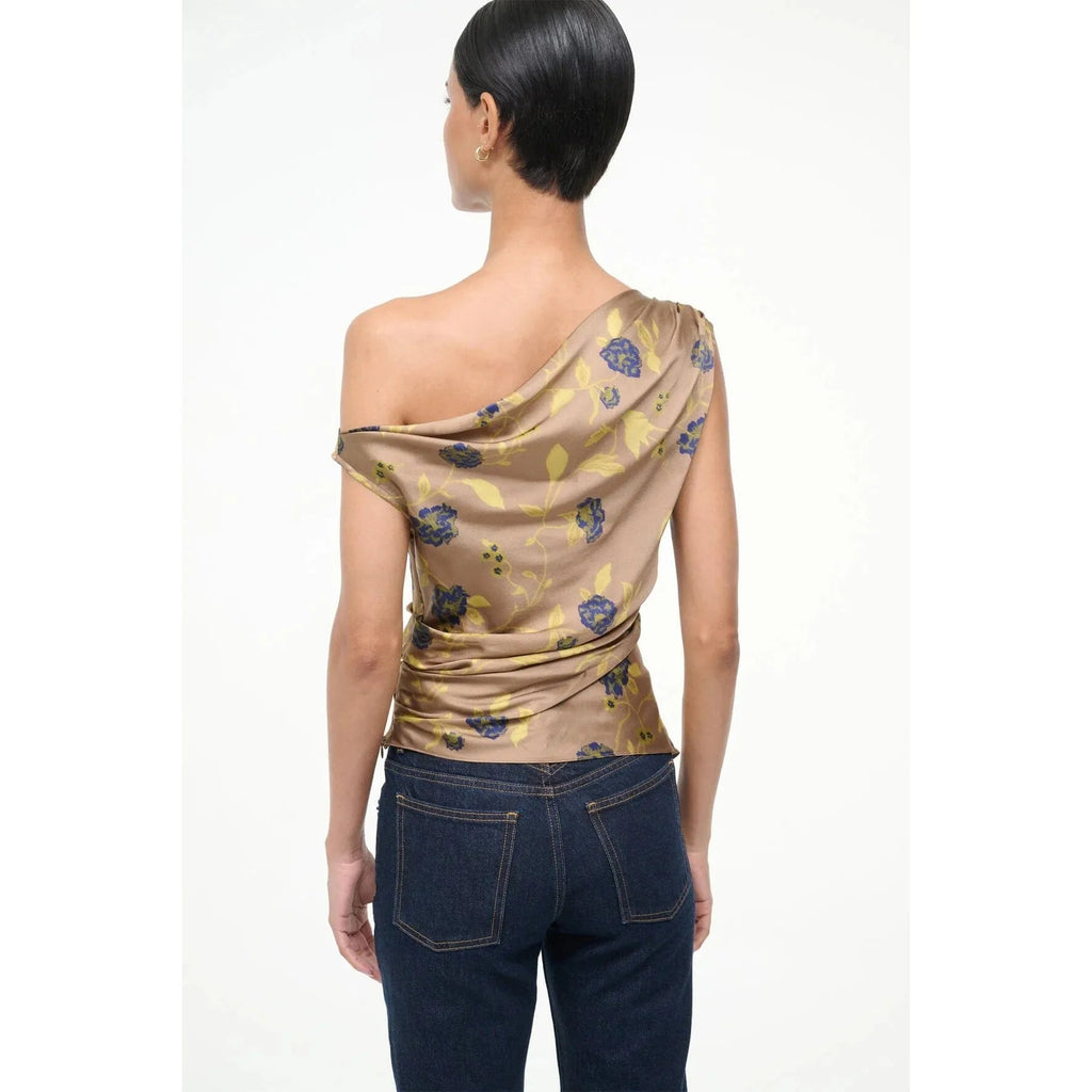 Staud Phare Silk Top - Vintage Floral