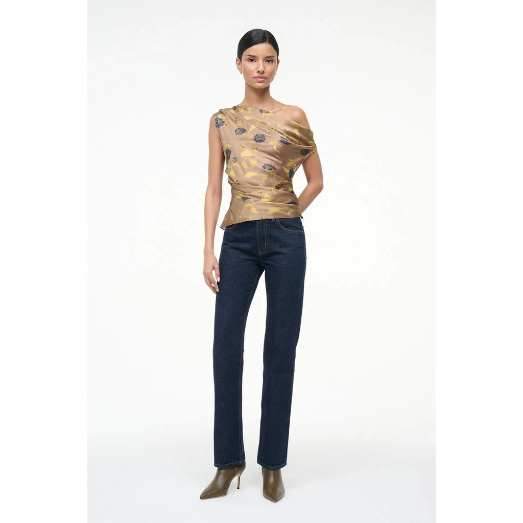 Staud Phare Silk Top - Vintage Floral