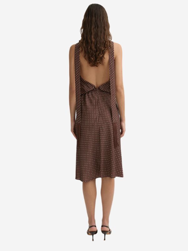 Posse Phoebe Polka Dot Silk Dress