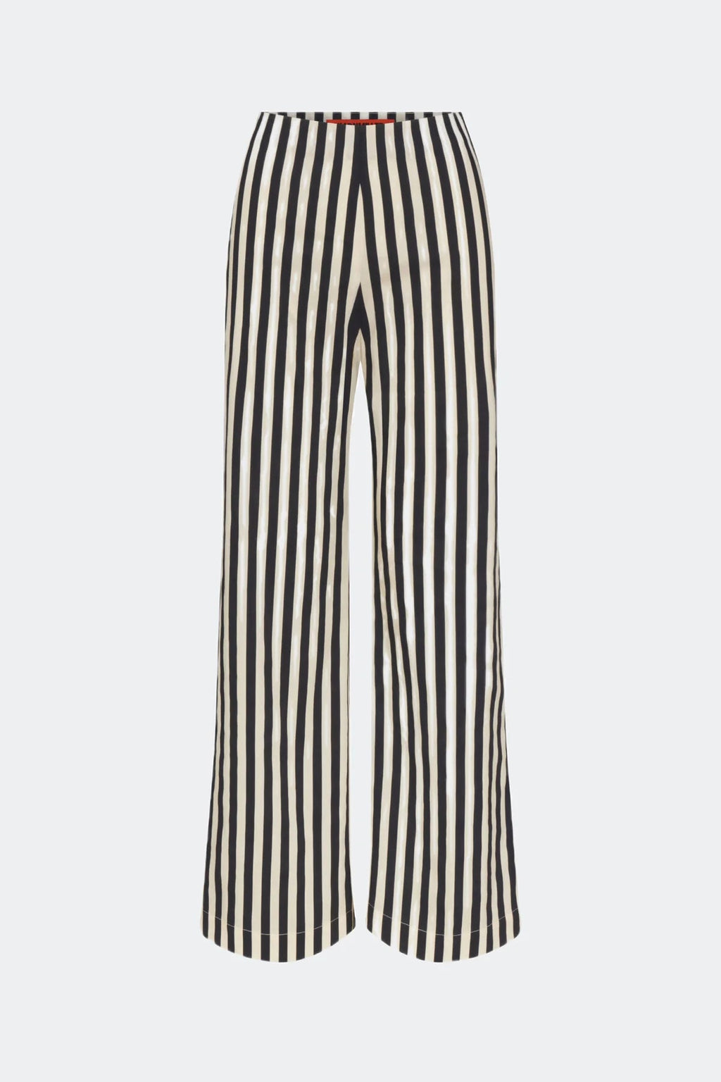 Simon Miller Pia Poplin Pant - Black-White Stripe