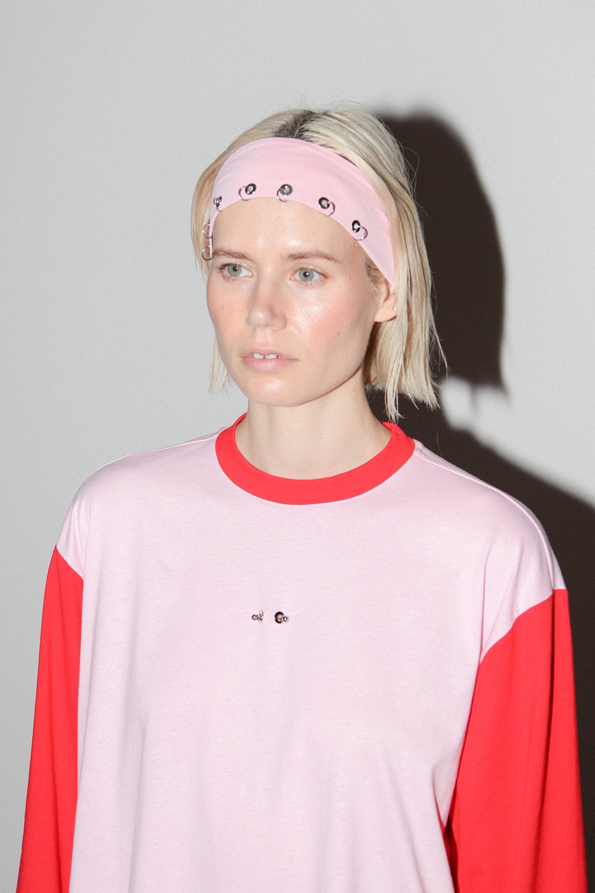 KkCo Pierced Headband - Rose Quartz