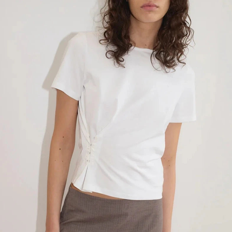 Deiji Studios Pinch Tee - White