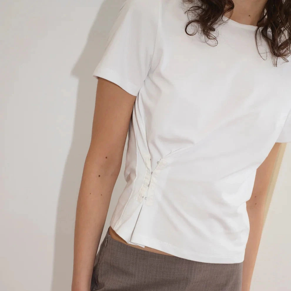 Deiji Studios Pinch Tee - White