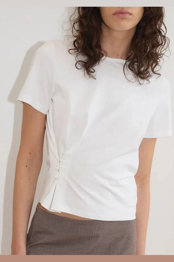 Deiji Studios Pinch Tee - White