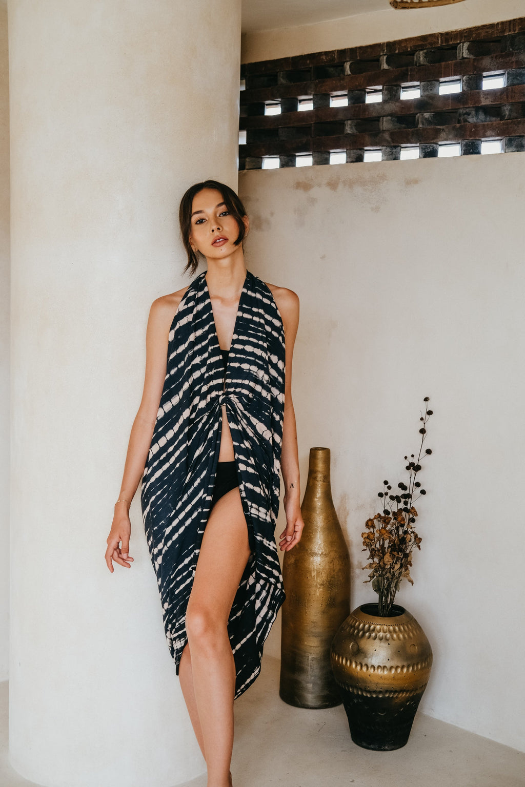 Pink Haley Beach Hand Dyed Sarong