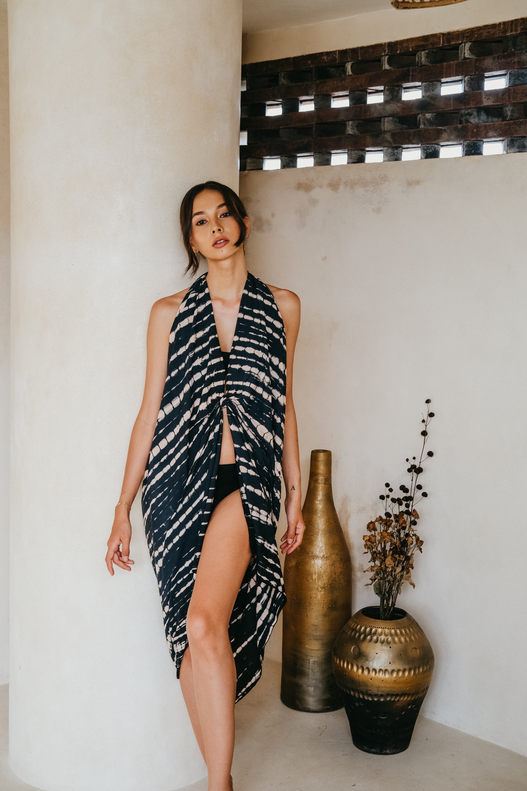 Pink Haley Beach Hand Dyed Sarong
