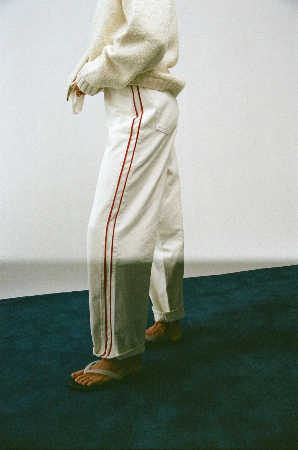 James Street Co. Pinstripe Track Pant