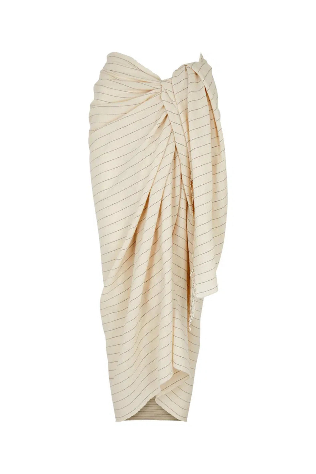 Totême Pinstriped Cotton Sarong