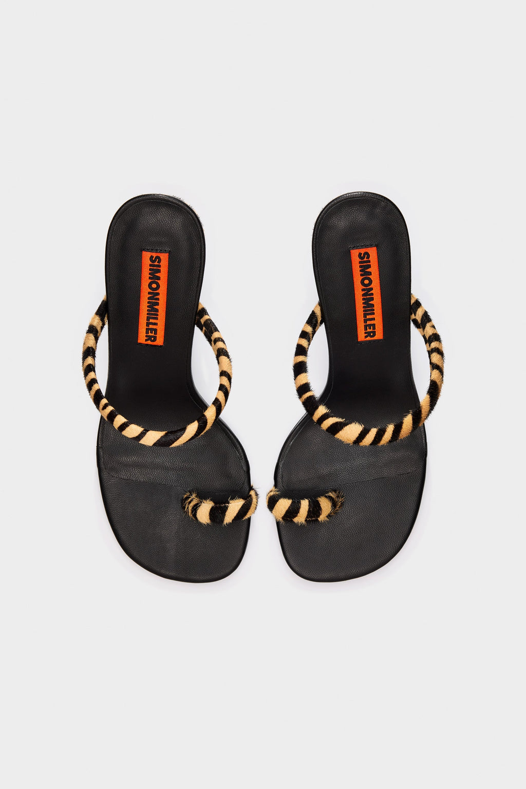 Simon Miller Pipe Heel - Brown Zebra