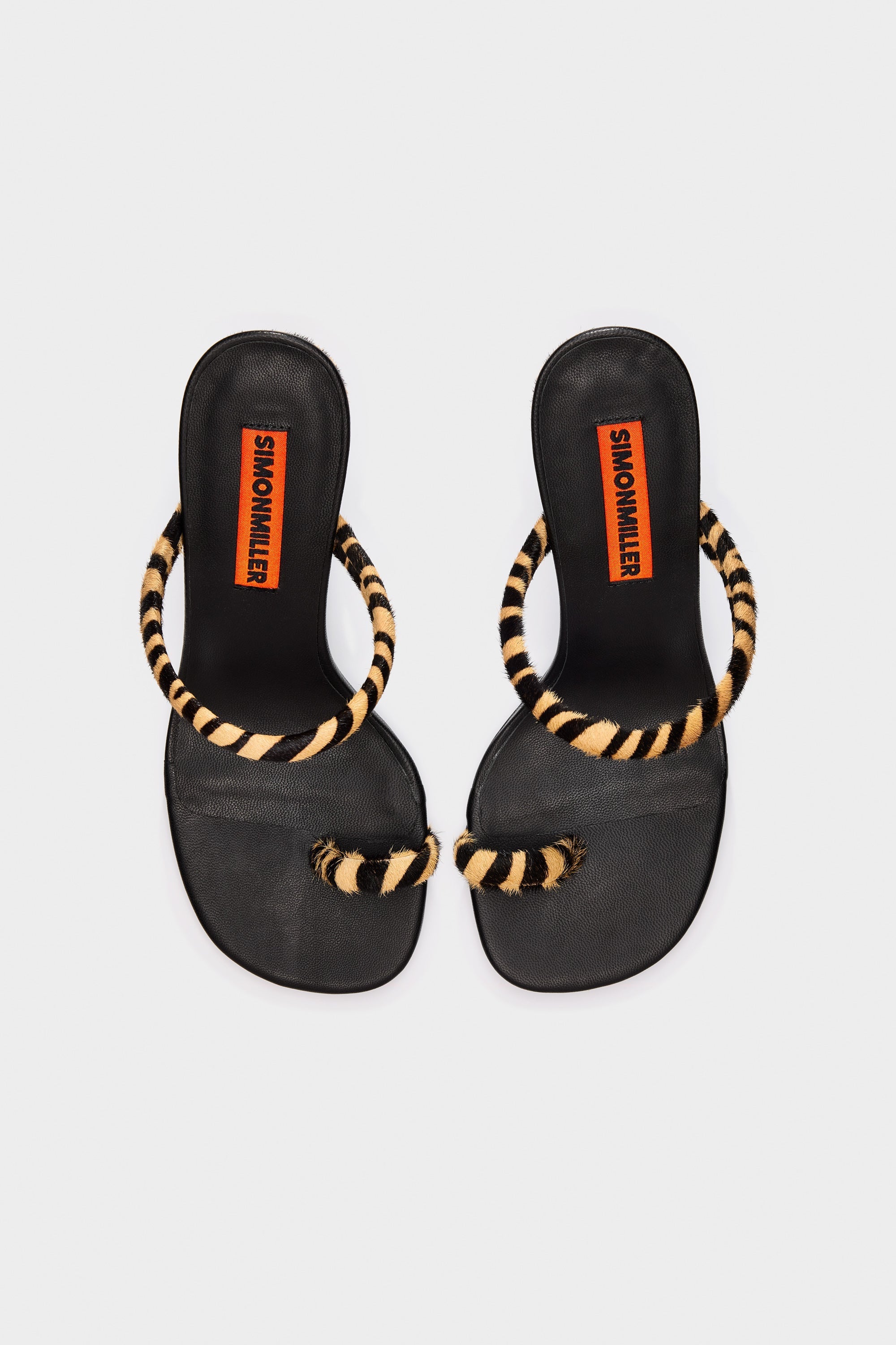 Simon Miller Pipe Heel - Brown Zebra