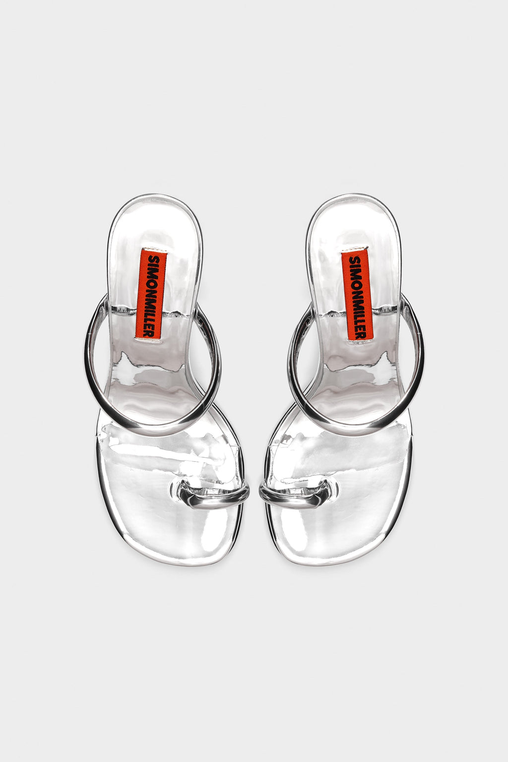Simon Miller Pipe Heel Sandals - Silver