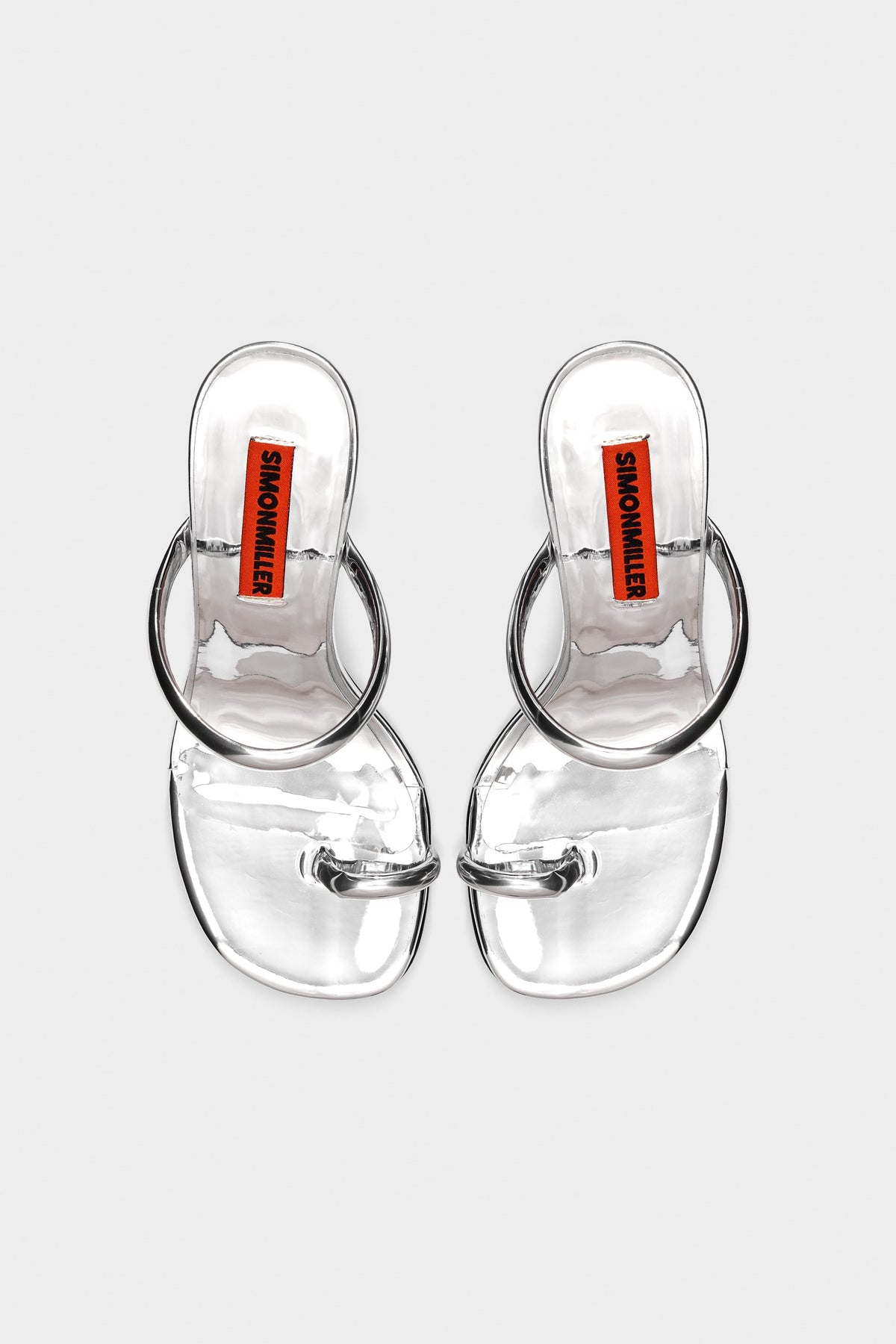 Simon Miller Pipe Heel Sandals - Silver