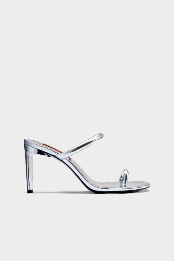 Simon Miller Pipe Heel Sandals - Silver