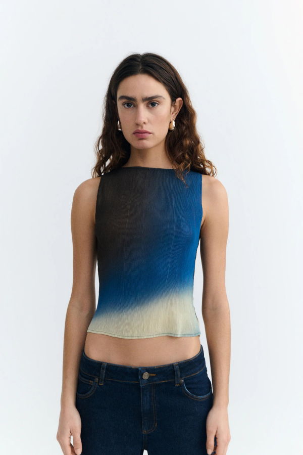 Thinking MU Pleated Top